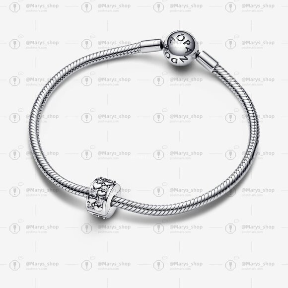 Pandora Infinite Hearts Sparkling Clip Charm - Picture 4 of 6